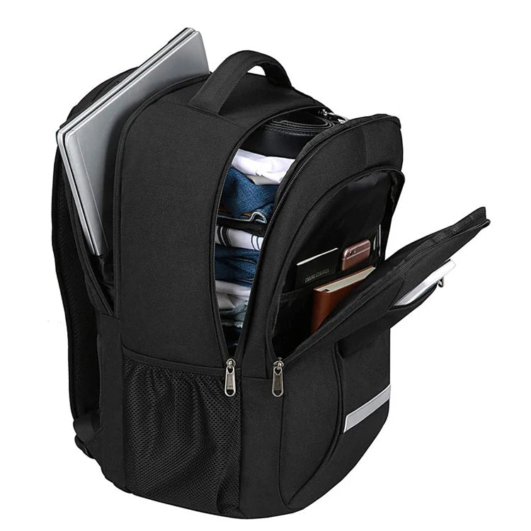 Waterproof College School Laptop Backpack for Men Travel Backpack With USB Charging Business Laptop Backpack - Zeprah