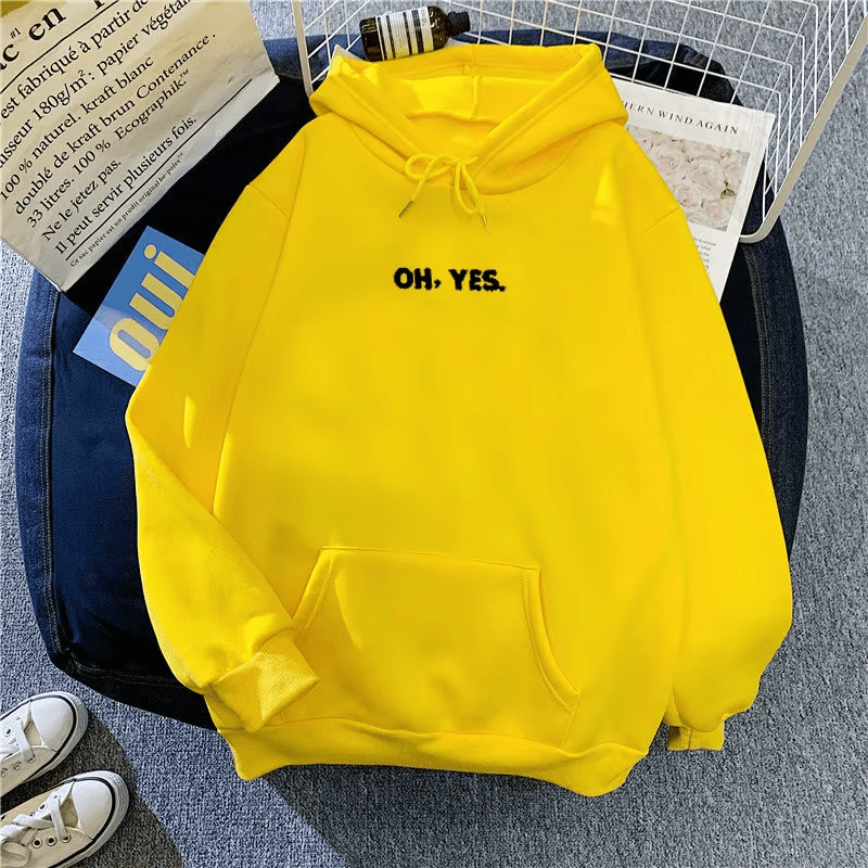 Wholesale Kpop Student Hooded Sweater Coat | Women's Autumn/Winter Loose Fleece Pullover | High - Quality Solid Polyester Anti - Pilling Hoodie for Bulk Order - Zeprah