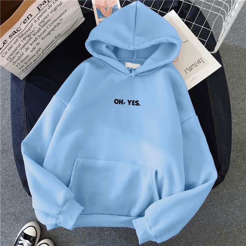 Wholesale Kpop Student Hooded Sweater Coat | Women's Autumn/Winter Loose Fleece Pullover | High - Quality Solid Polyester Anti - Pilling Hoodie for Bulk Order - Zeprah