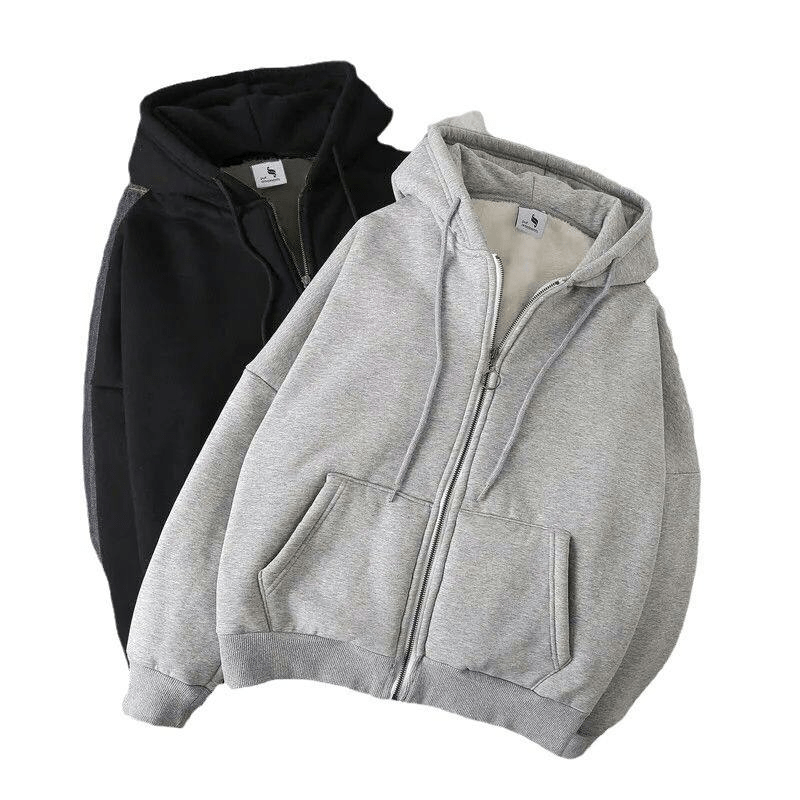 Wholesale Unisex Thickened Hoodie| Women's New Fashion Long Sleeve Zipper Pullo | Anti - Pilling & Breathable Winter Casual Wear - Zeprah