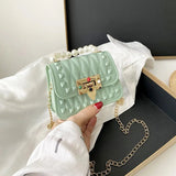 Woman Mini Kids Chain Ladies Bags Pearl Candy Kid Small Jelly Purses and Handbags - Zeprah