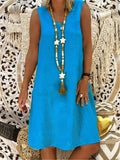 Women Dress Summer Ladies Fashion Sleeveless Dress Vest Dress - Zeprah
