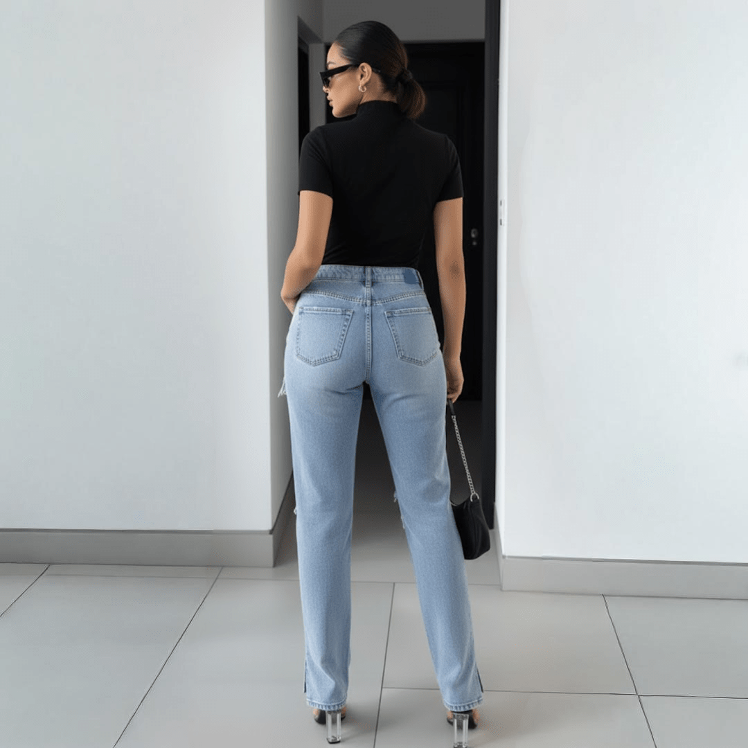 Women Pants - Best High - Rise Denim Jeans for Perfect Fit - Zeprah