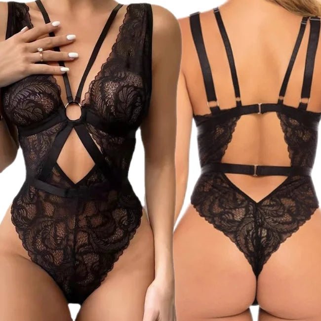 Women Sexy Valentines Day Lingerie Womens Sexy Underwear Mesh Bodysuit for Women - Zeprah