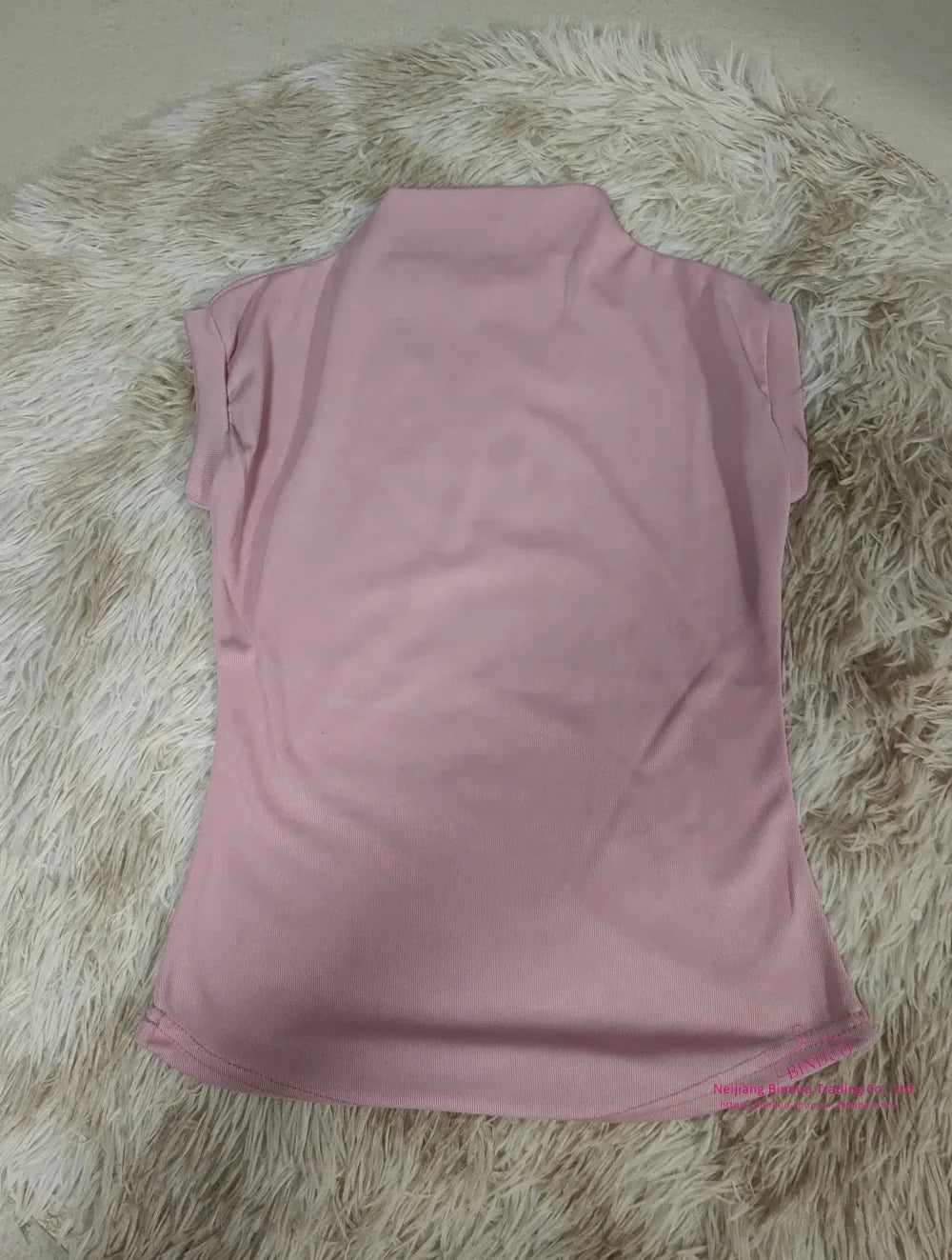 Women Summer Basic Simple Camisole Sleeveless Turtleneck High Stretchy Knitted Vest Turtleneck Unisex Tops - Zeprah