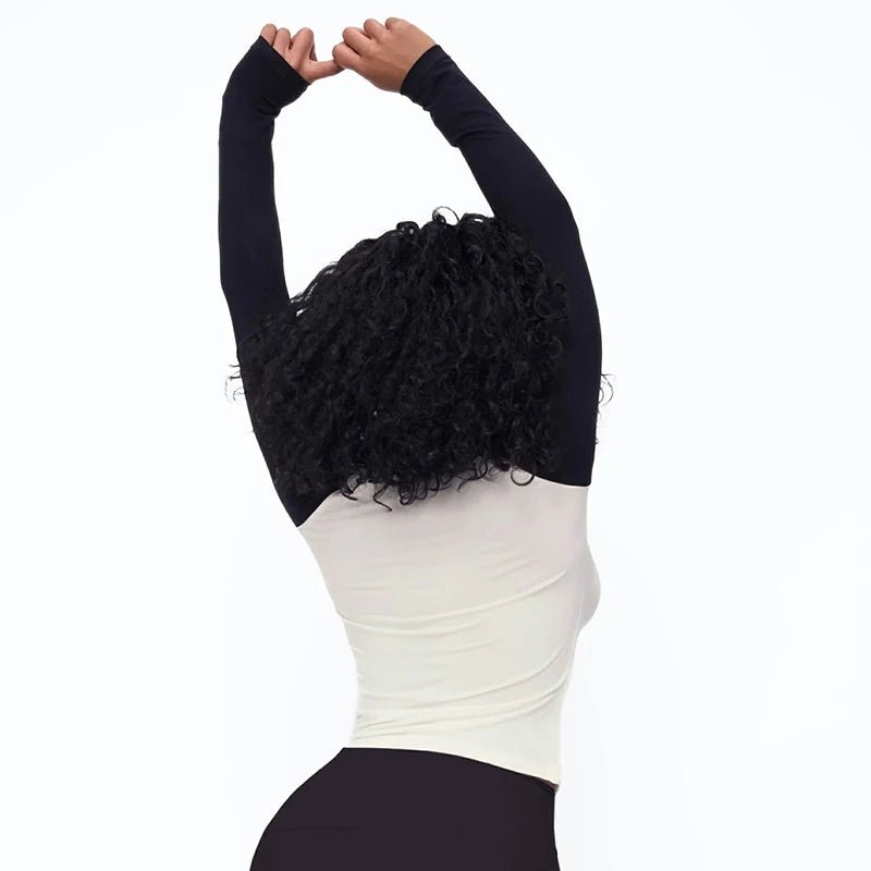 Women's Athletic Two Piece Set Solid Washed Long Sleeve Raglan Tee Knee Skinny Fit Casual Shorts Knitting Breathable Quick - Dry - Zeprah