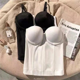 Women's Corset Crop Top Night Out Crop Tank Top Women's Camisole - Zeprah