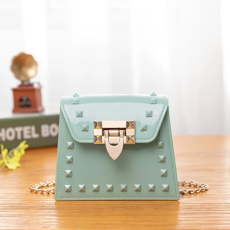 Women's Designer Mini Handbags Small Jelly Candy Cotton Zipper Closure Little Girls' Purses for Kids Ladies - Zeprah