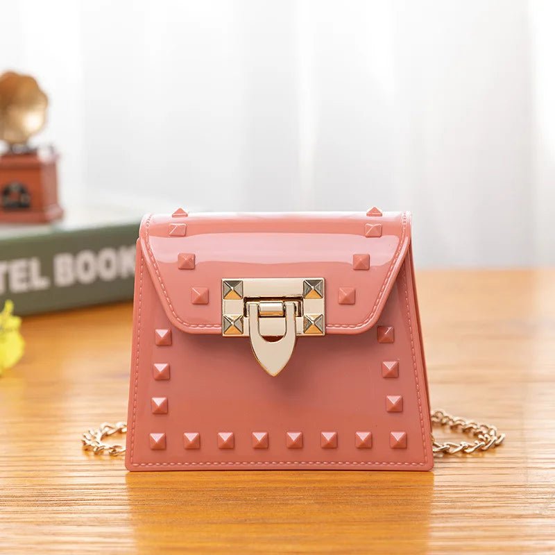 Women's Designer Mini Handbags Small Jelly Candy Cotton Zipper Closure Little Girls' Purses for Kids Ladies - Zeprah