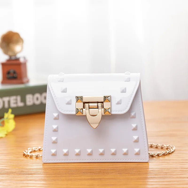 Women's Designer Mini Handbags Small Jelly Candy Cotton Zipper Closure Little Girls' Purses for Kids Ladies - Zeprah