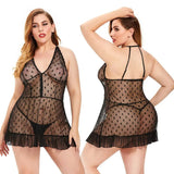 Women's European American Lace Sexy V - neck Pajamas Nightgown Underwear - Zeprah