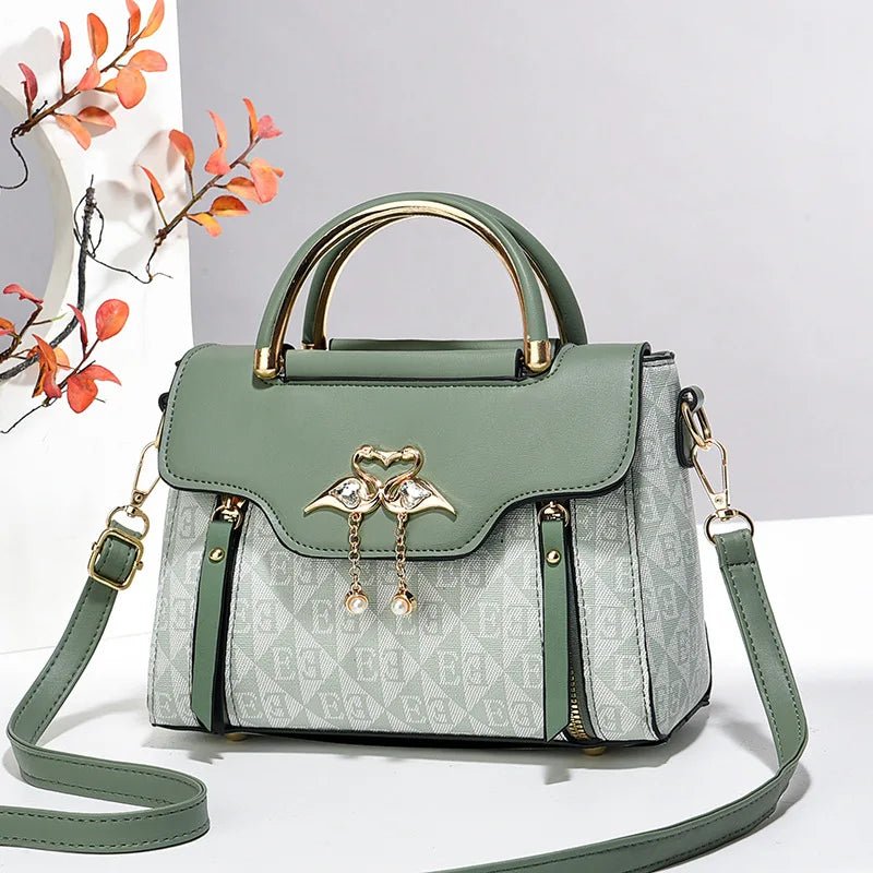 Women's Handbag New Fashion Trendy Solid Color Versatile Casual Shoulder Crossbody Women's Bag - Zeprah