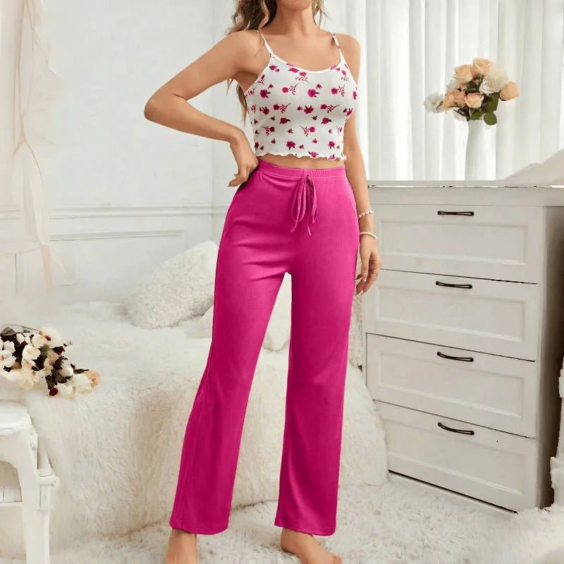 Women's Homewear European American Trousers Casual Comfortable Nightgowns Outdoor - Zeprah