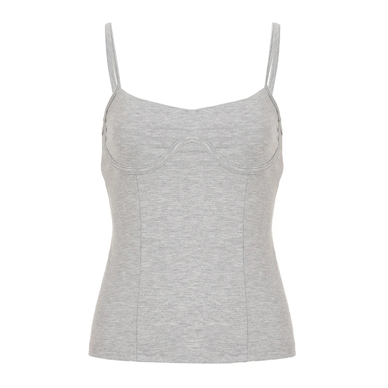 Women's Knitted Short Crop Top - Sexy Breathable Athletic Camisole Shirt Fitness Sport Vest - Zeprah