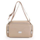 Women's Lightweight Cross - border Nylon Shoulder Bag Simple Fashion Small Square Crossbody Wide Messenger Bag - Zeprah