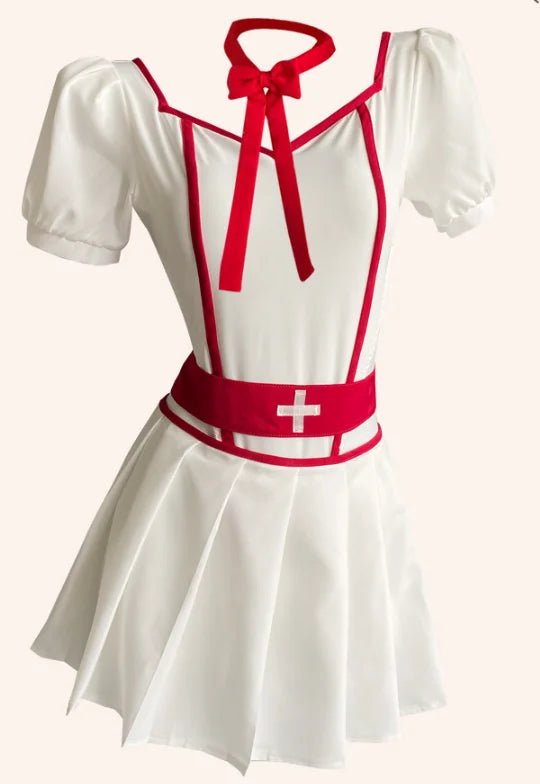 Women's Sexy Lingerie Bodysuit Sexy Nurse Uniform Sexy Costume Uniform - Zeprah