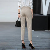 Women's Summer Ease in to Comfort Fit Barely Bootcut Stretch Pants Overalls Lady - Zeprah