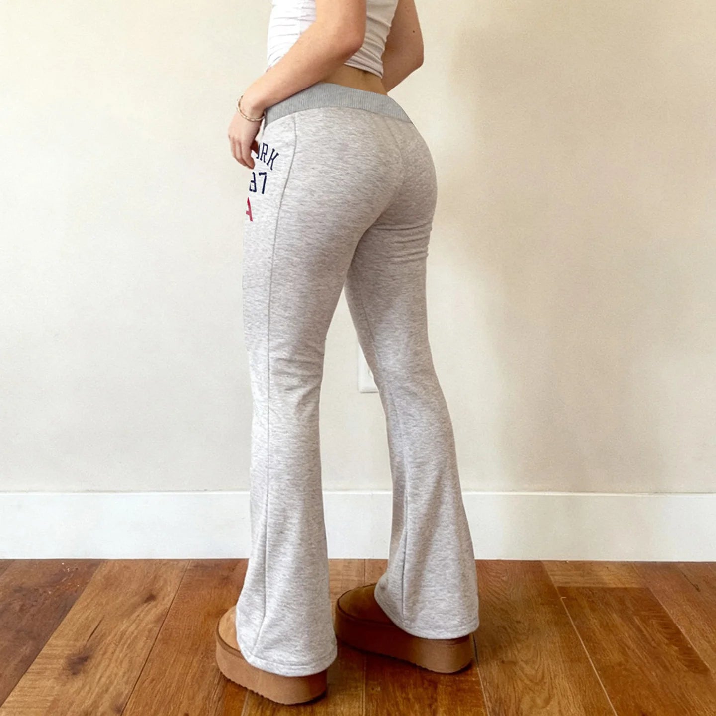 Women's Summer Flat Front Brushed Fleece Sweatpants - Loose Fit Breathable Eco - Friendly Athletic - Zeprah