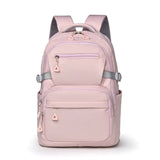 Women's Trendy Korean Style Junior High School Backpack Simple Casual School Bag for Students Large Capacity for Campus - Zeprah