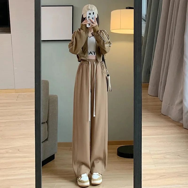 Workout Long Pants Classic Simple Slacks Sporty Trousers - Zeprah
