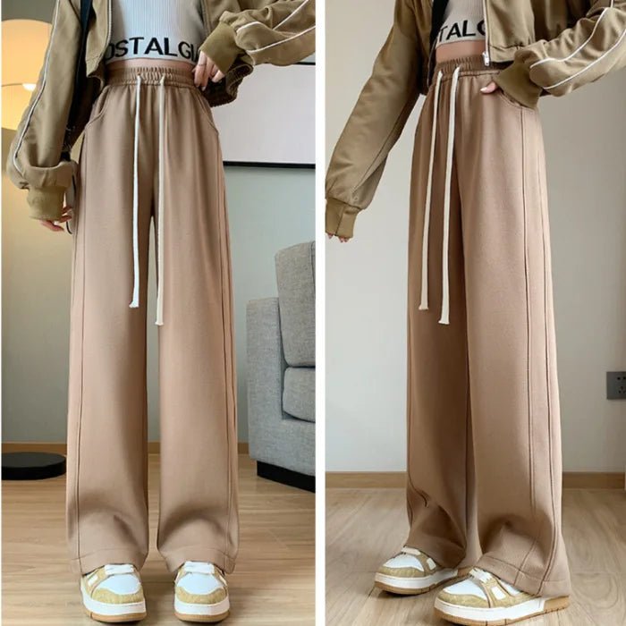 Workout Long Pants Classic Simple Slacks Sporty Trousers - Zeprah