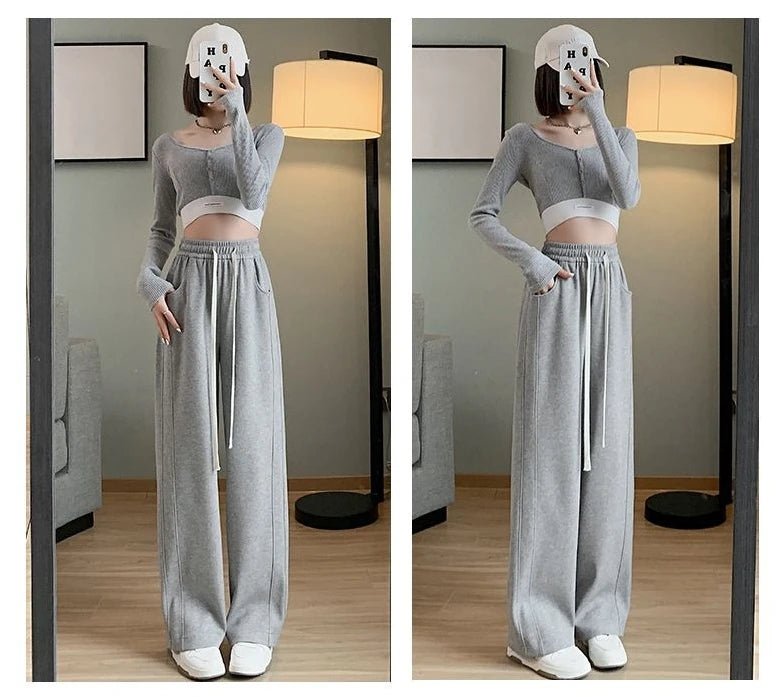 Workout Long Pants Classic Simple Slacks Sporty Trousers - Zeprah