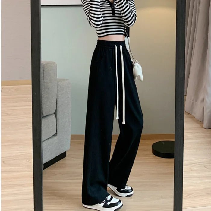 Workout Long Pants Classic Simple Slacks Sporty Trousers - Zeprah