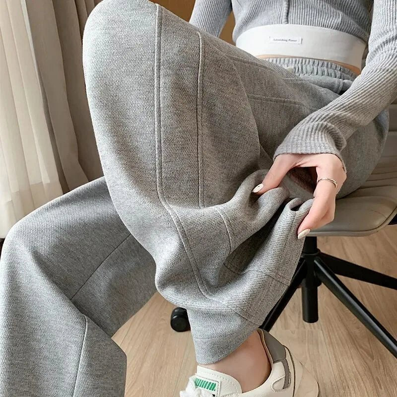 Workout Long Pants Classic Simple Slacks Sporty Trousers - Zeprah