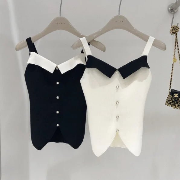 Workout Sleeveless Knitted Women Tank Top Camisole Basic tank Top - Zeprah